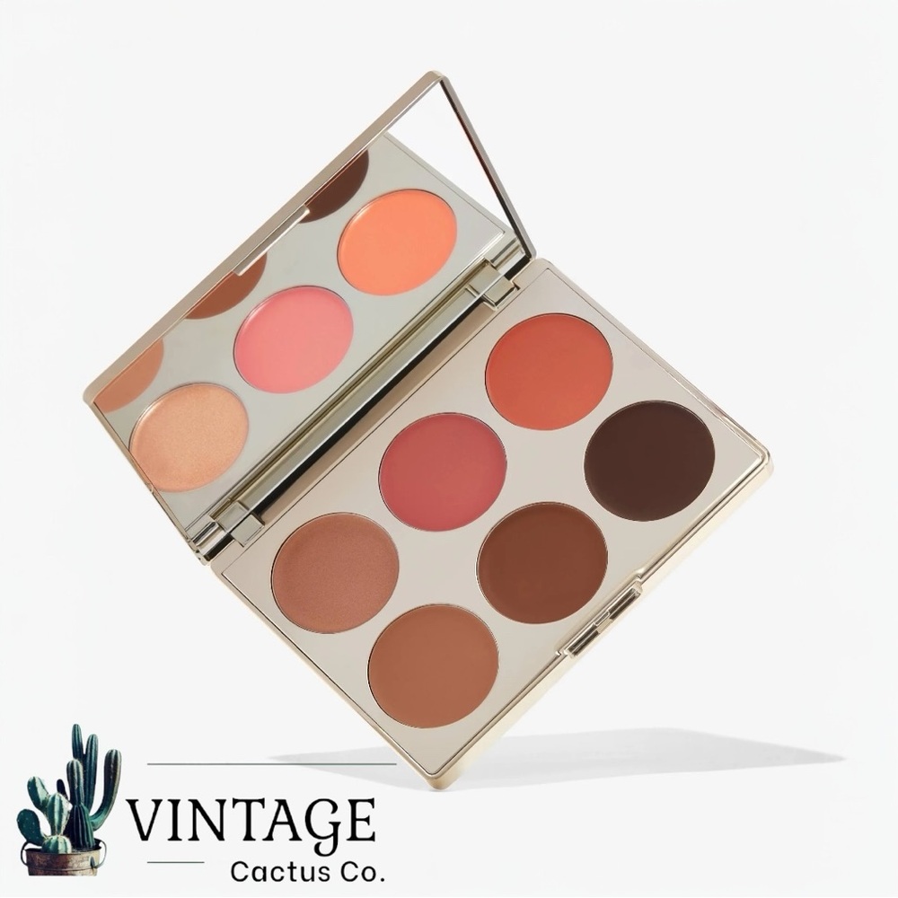NIB ICONIC LONDON CREAM FACE PALETTE ~ Cream Blush, Bronzer & Highlighter.